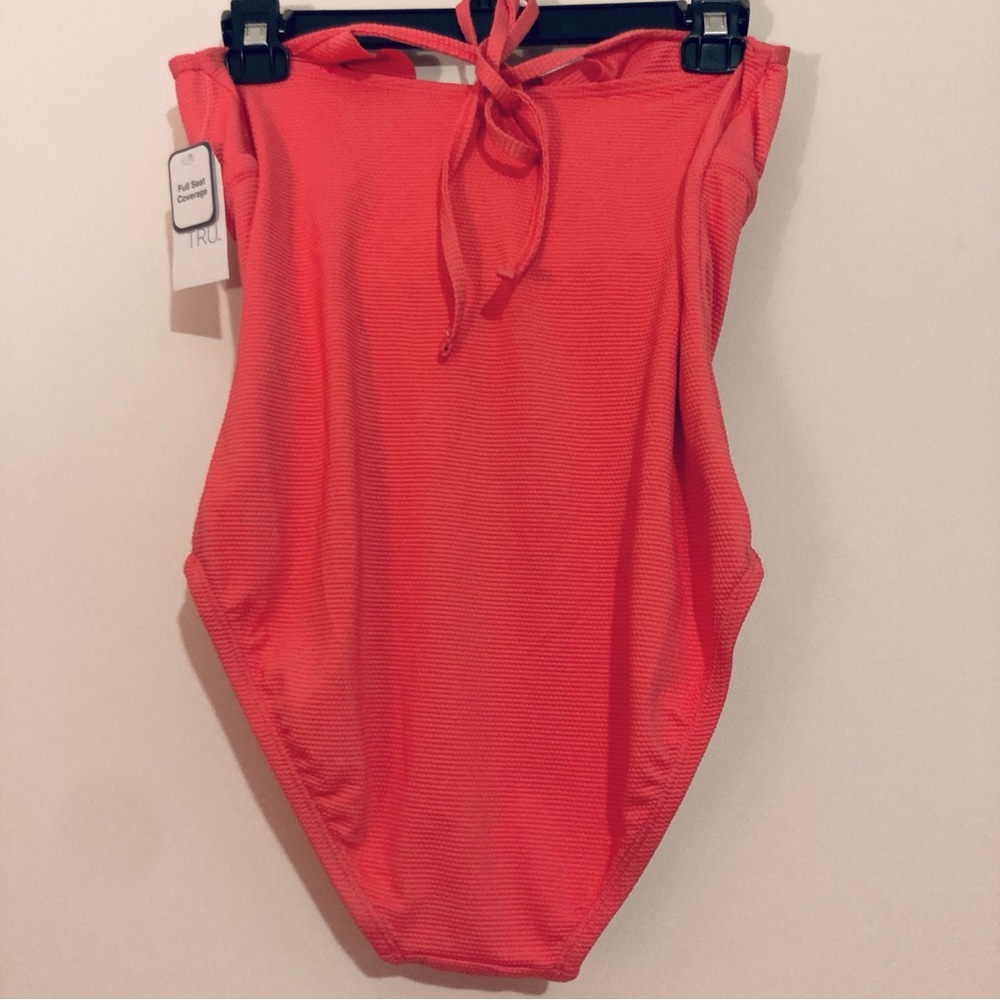 NWT☀️Time and Tru Coral Bathing Suit Size M - Picture 5 of 8